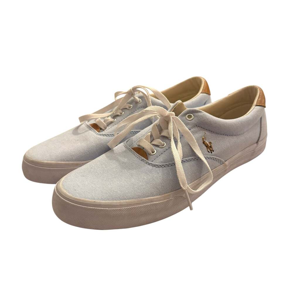Polo Ralph Lauren Thorton Cotton Canvas Lace-Up Sneakers Size 11